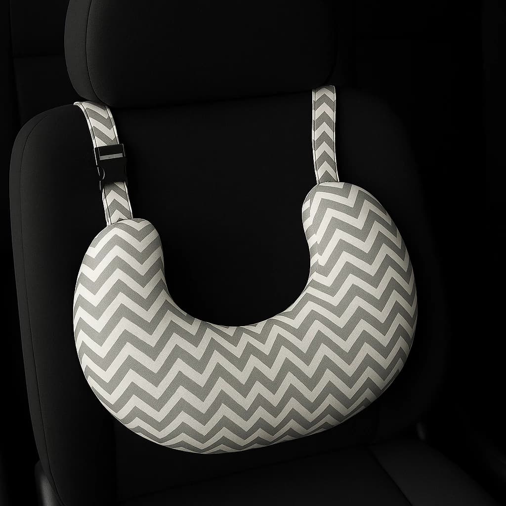 Almofada Para Pescoço Infantil Apoio Cabeça Bebe Cadeirinha Confortável Viagens Carro Proteção
