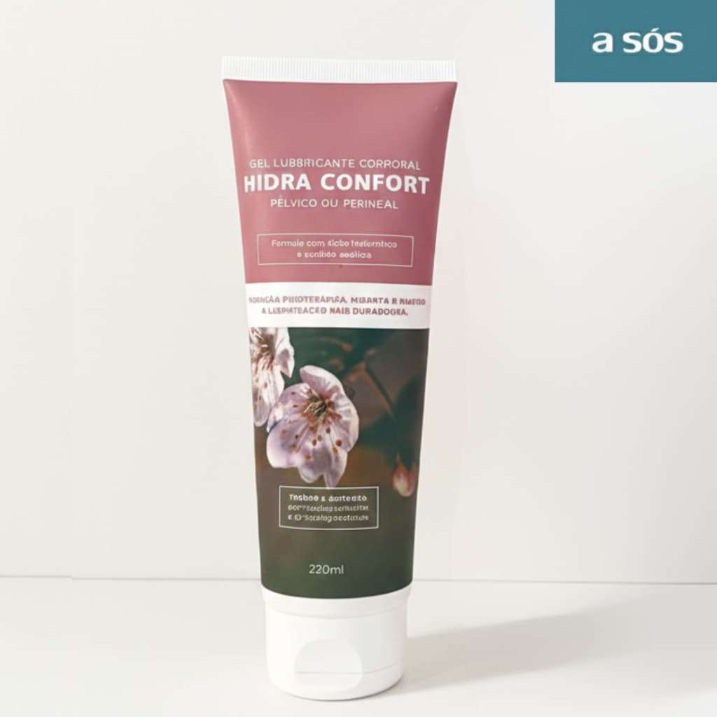 Gel Lubrificante Íntimo Hidratante Ácido Hialurônico Hidra Confort Fioterápico 220gr