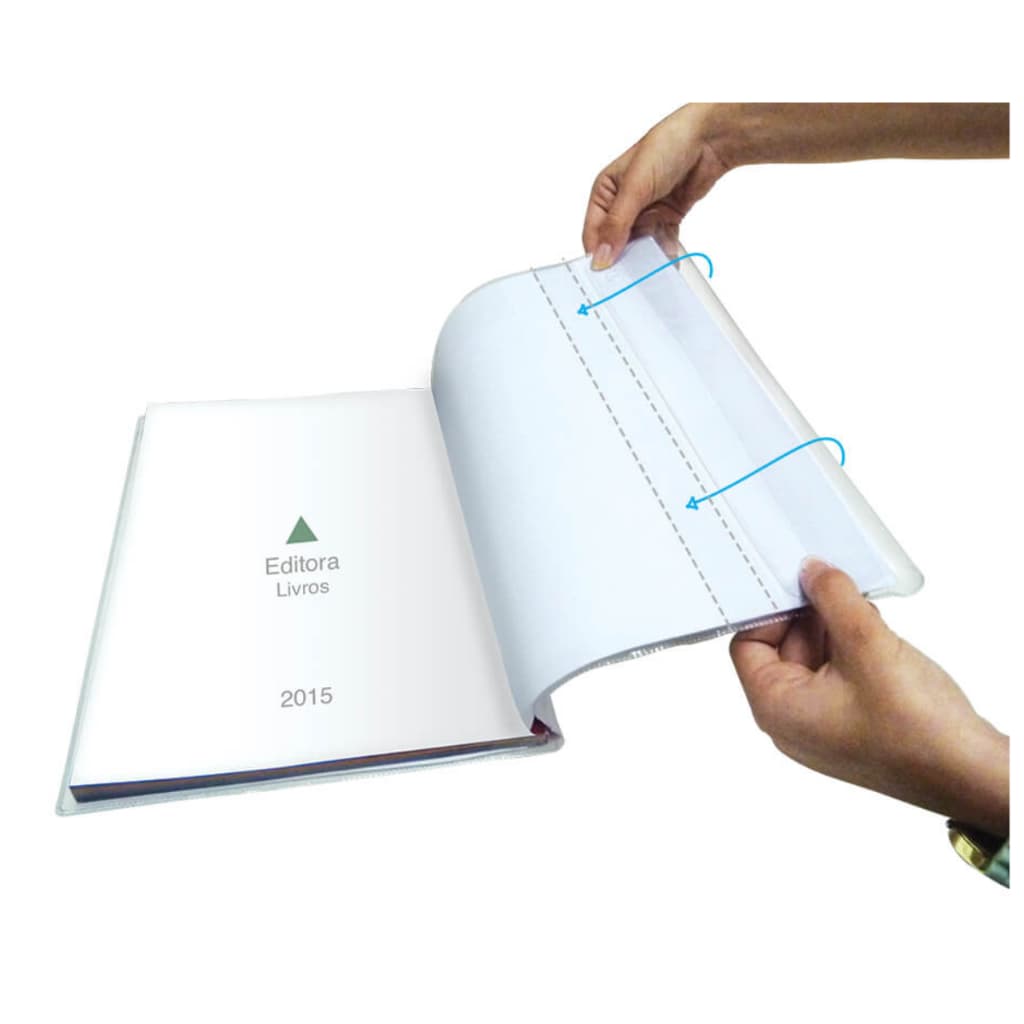 CAPA PLASTICA PRONTA DE LIVRO AJUSTAVEL ENCAIXE ENCAPAR - ESCOLHA QUANTIDADE