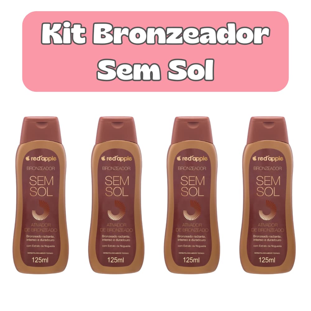 BRONZEADOR Sem Sol Red Apple Bronzeado Natural Hidratante Cuidado Corporal