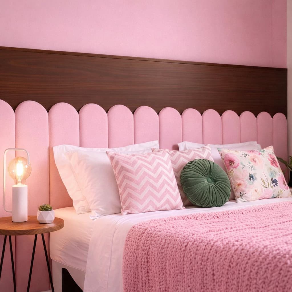 Kits Cabeceira Infantil Menina Nuvem Infantil Quarto Estofada Adesiva Cama Casal Queen King Solteiro