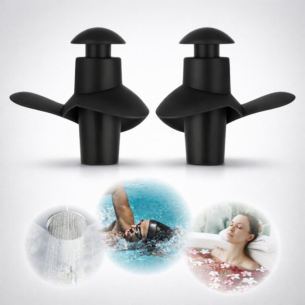 Tampão De Ouvido De Silicone Para dormir Para Natação Abafador De Ouvido Protetor Auricular
