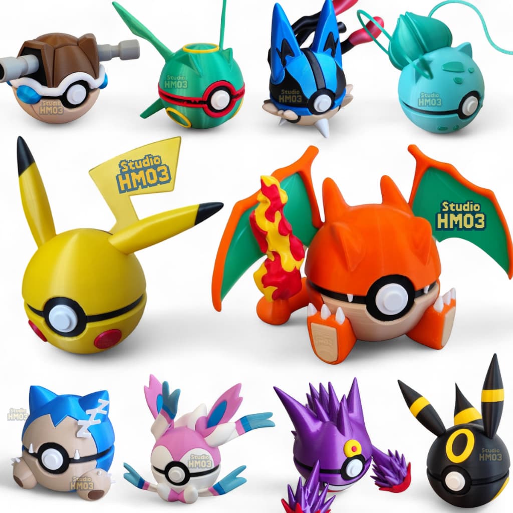 Pokebola Pokémon – Pokeball Colecionável Geek Decoração Nerd Anime