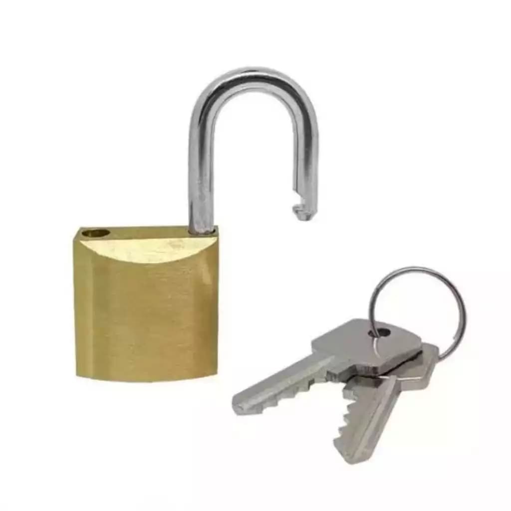 Cadeados Cartela Com  Pequeno  25mm Para Malas Bolsas Armário