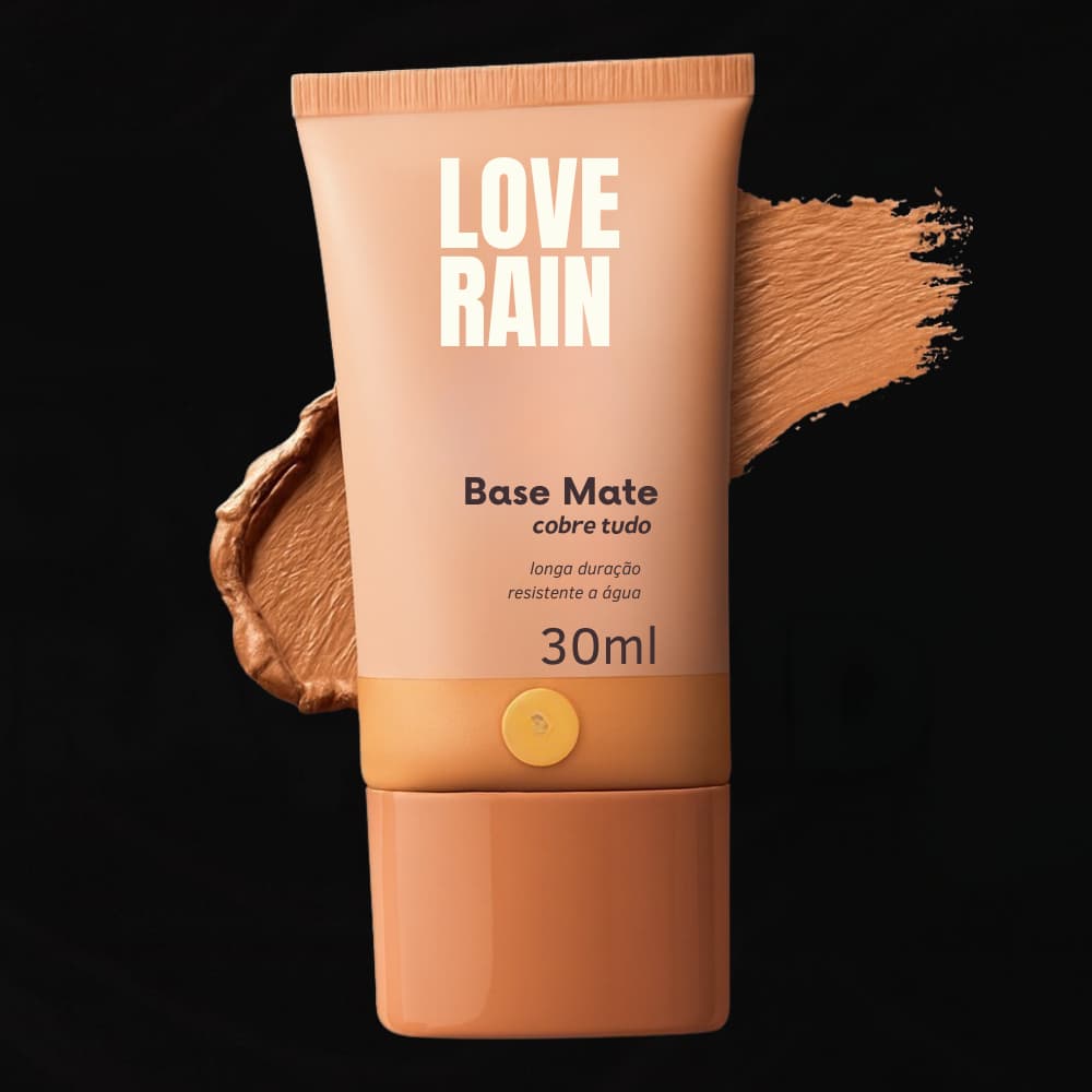 Base matte, alta cobertura, à prova d'água, resistente à chuva, longa duração