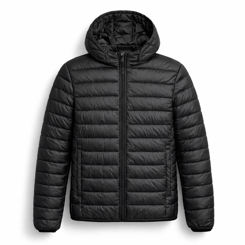 Jaqueta Preta Impermeável Capuz Removível Moto Unissex Bobojaco Frio Inverno Casaco