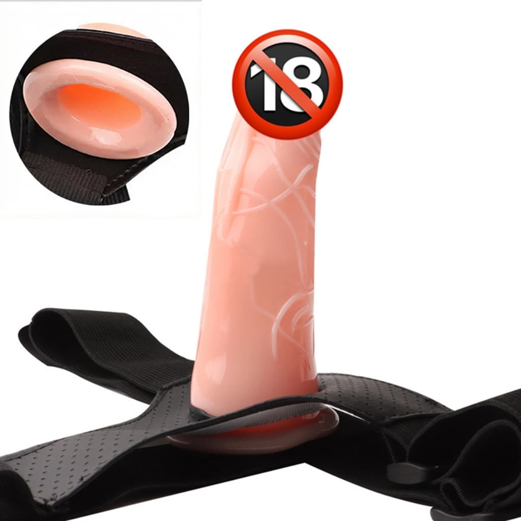 Prótese Peniana Realística Macia Kit Cinta Regulável | Embalagem Discreta