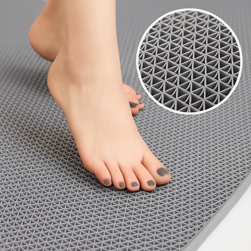 Tapete Antiderrapante para banheiro, box, piscina, lavanderia 120x60