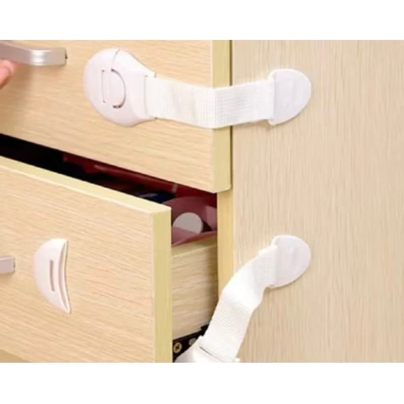 Trava de Gaveta Infantil Segurança Bebê Kit 10 unidades