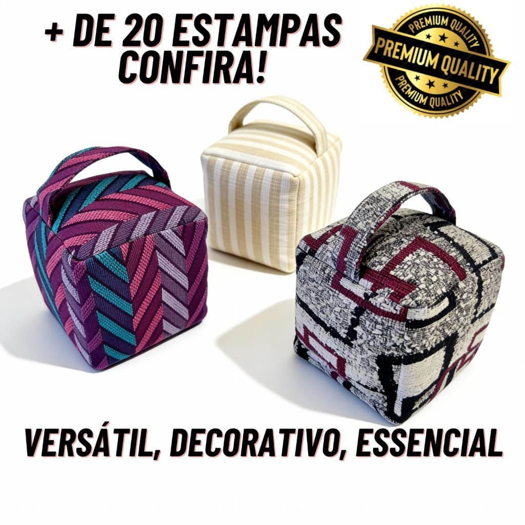 Peso de Porta CUBO Aparador/Calço/Segura Porta