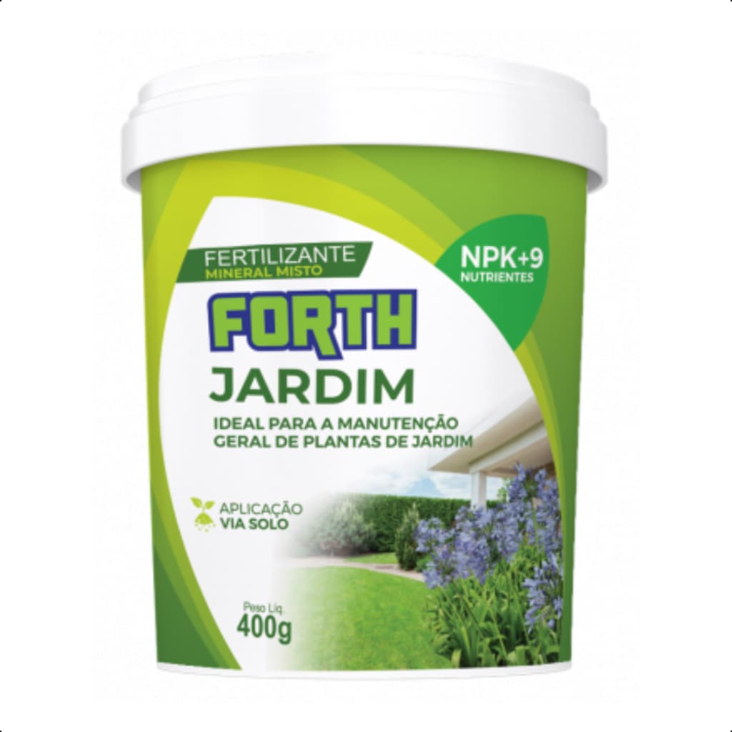 Adubo Fertilizante Mineral Para Plantas Forth Jardim NPK+9 Manutenção Crescimento