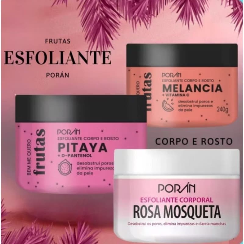 Spa em Casa: Esfoliante Porán Bem Me Quero – Hidratação e Maciez 240g