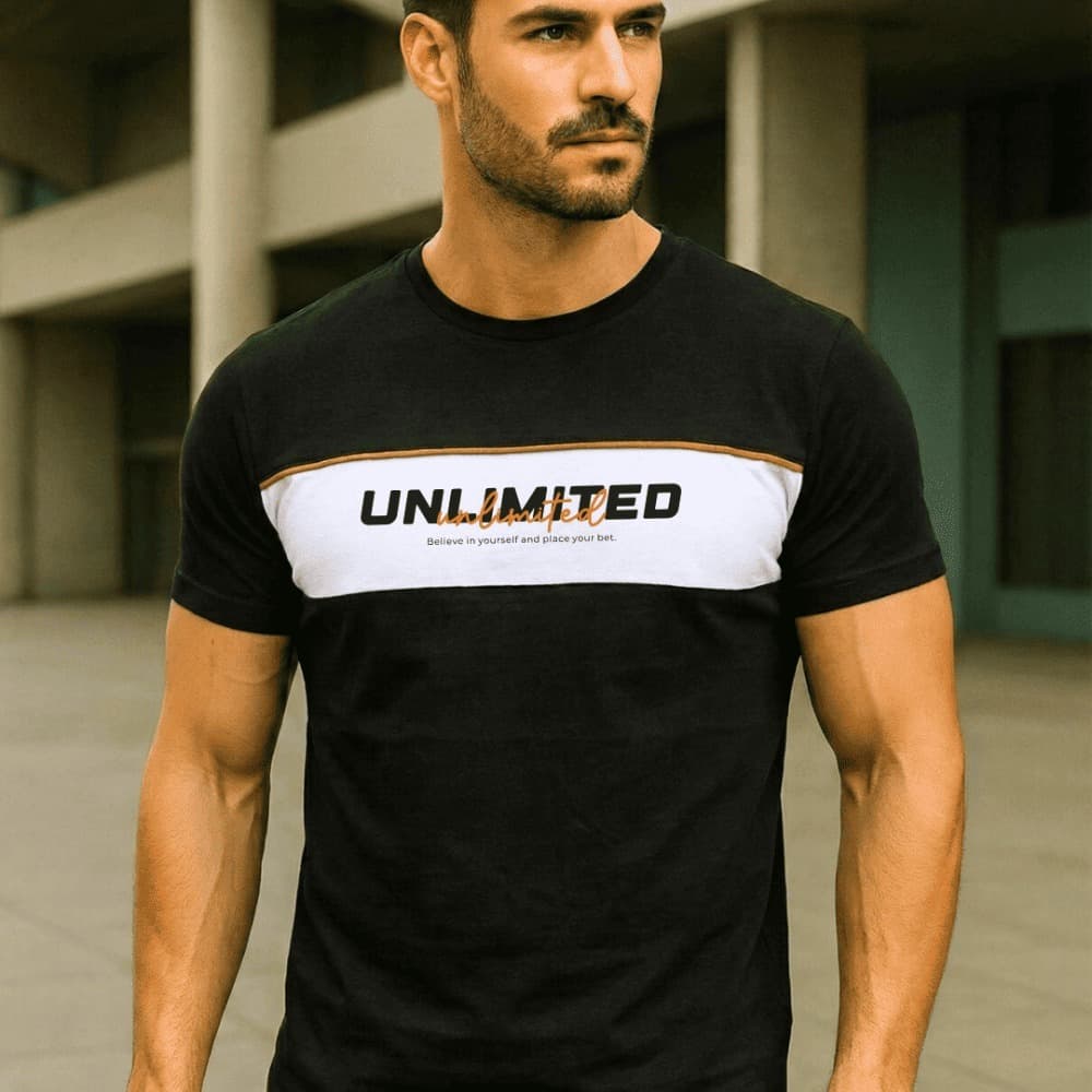 Camiseta Masculina 100% Algodão Street Estilosa Slim Fit Premium