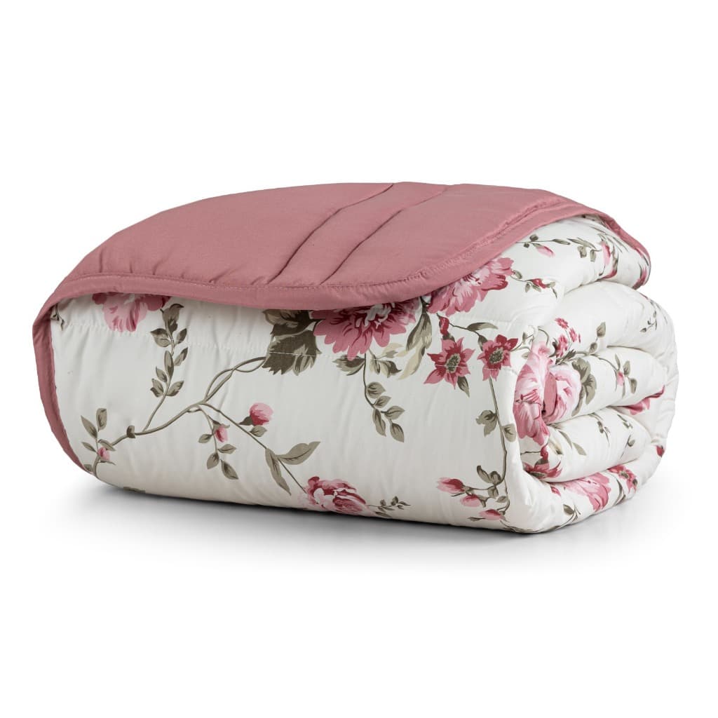 Edredom Casal Queen 01 Peça Micropercal Toque Macio 200 Fios Dupla Face (01 PEÇA)