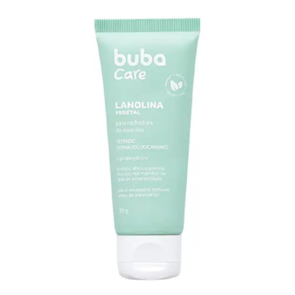 Lanolina Vegetal Buba Care Pomada Hidratante Amamentação 30g