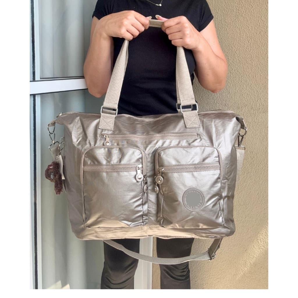 Bolsa Grande Unissex Viagem Com Chaveiro Incluso e Alça Transversal