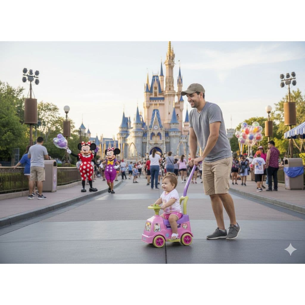 Andador Carrinho Infantil Rosa 4x1 Com Empurrador Suporte Dos Pés
