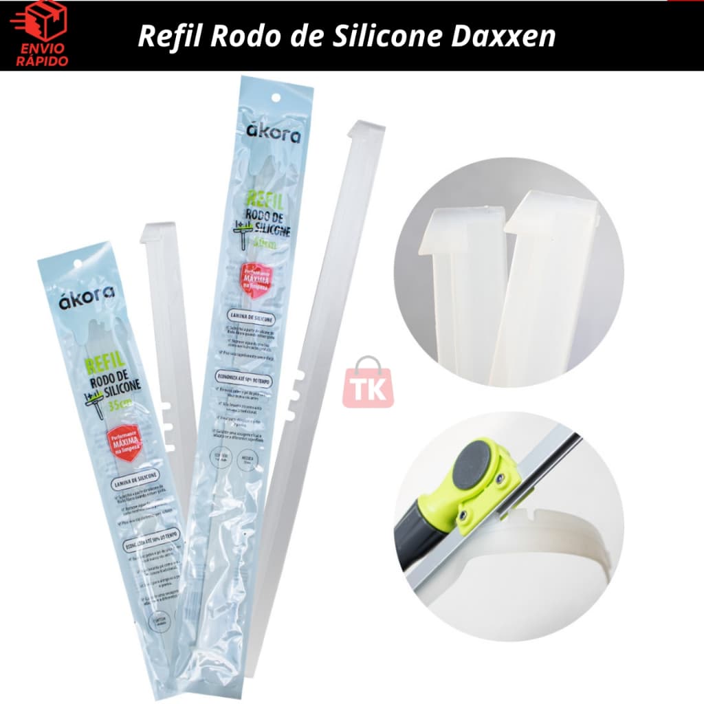 Refil Rodo de Silicone Daxxen® P e G - Ákora