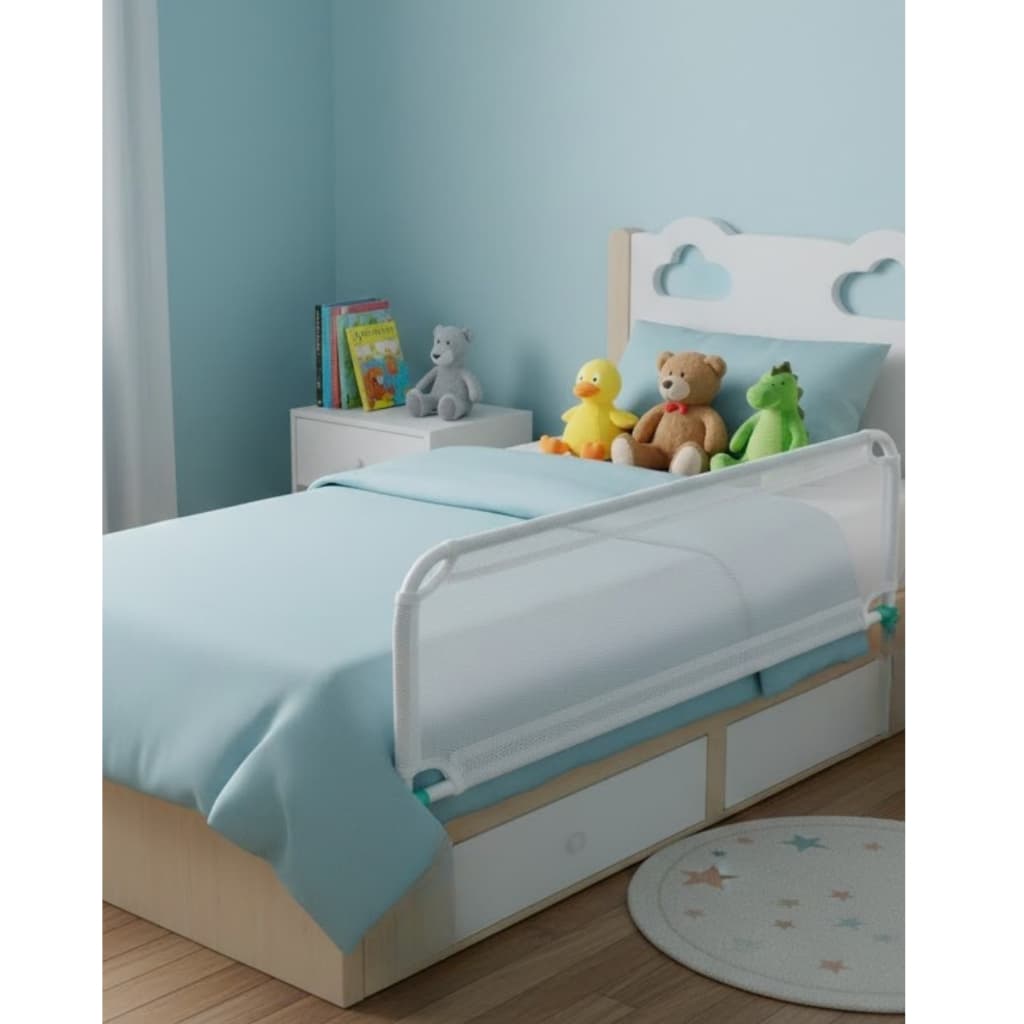 Barreiras De Cama Dobráveis Tela Grade proteção 85cm