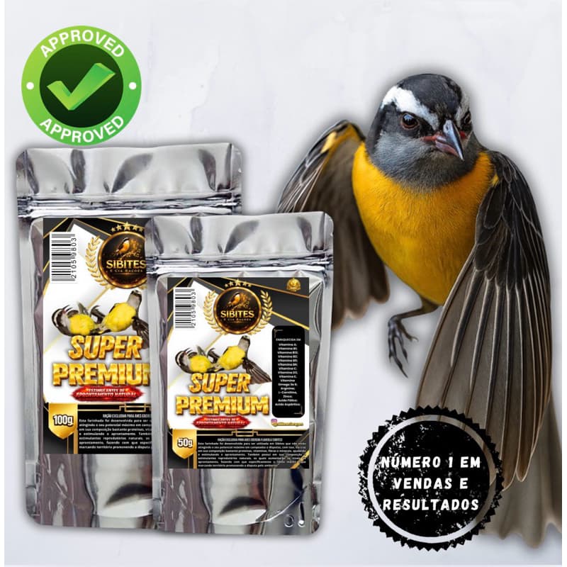 RAÇÃO SUPER PREMIUM - (Sibites e Cia Rações ORIGINAL)