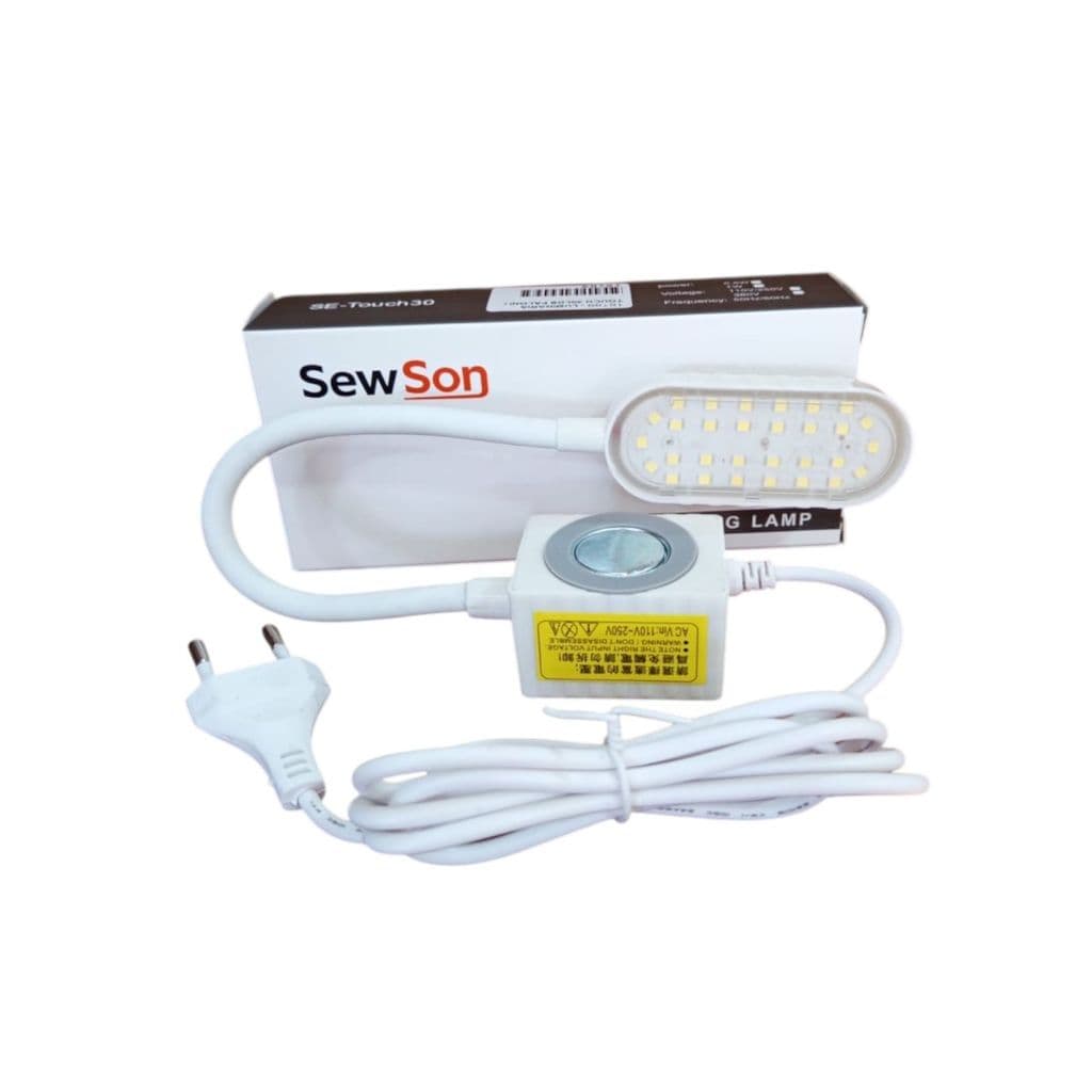 Luminária Flexível 30 LEDs Touch com imã para Máquina de Costura Sew Son