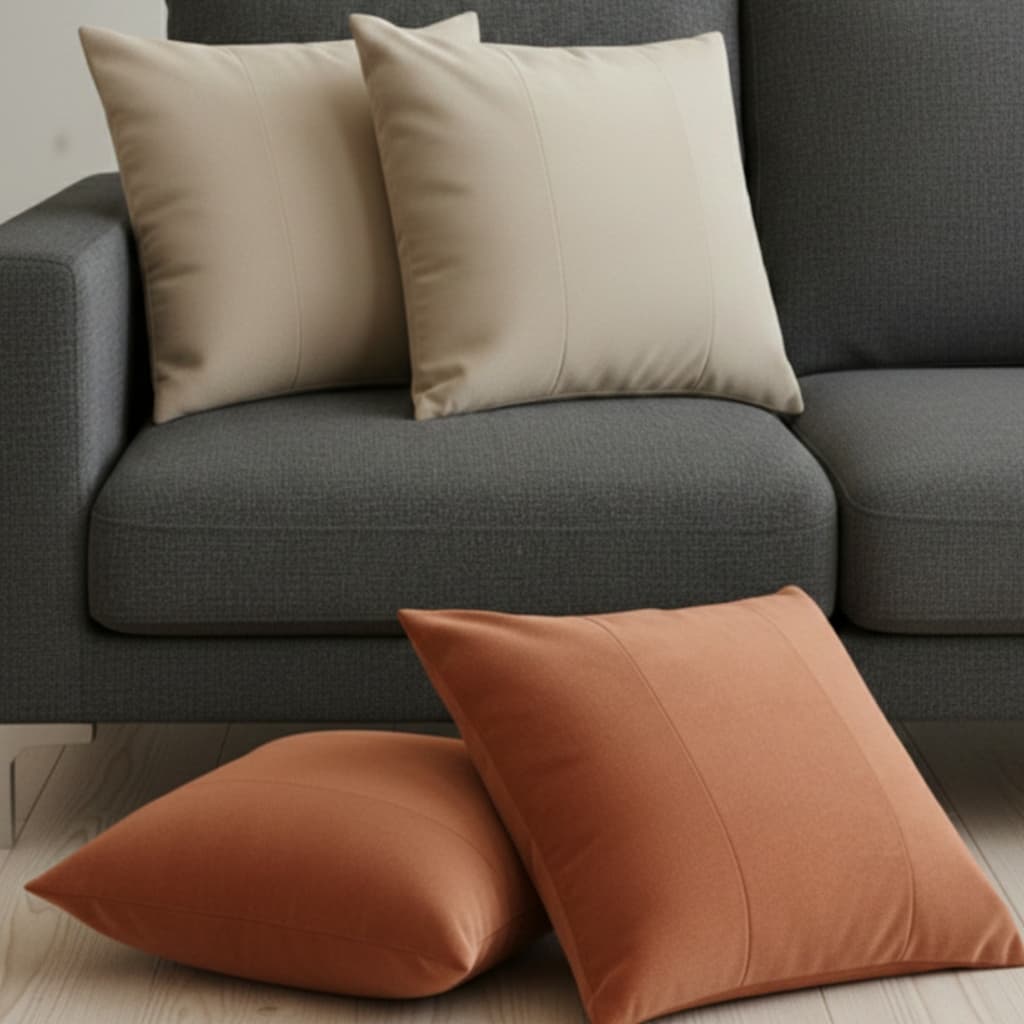 Kit Até 4 Capas De Almofadas c/ zíper 40x40cm Decorativas Estilo Qualidade e Conforto envio imediato