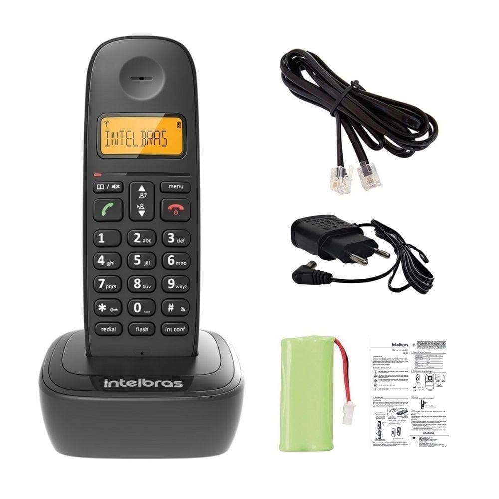 Telefone Sem Fio Intelbras Ts 2510 Preto