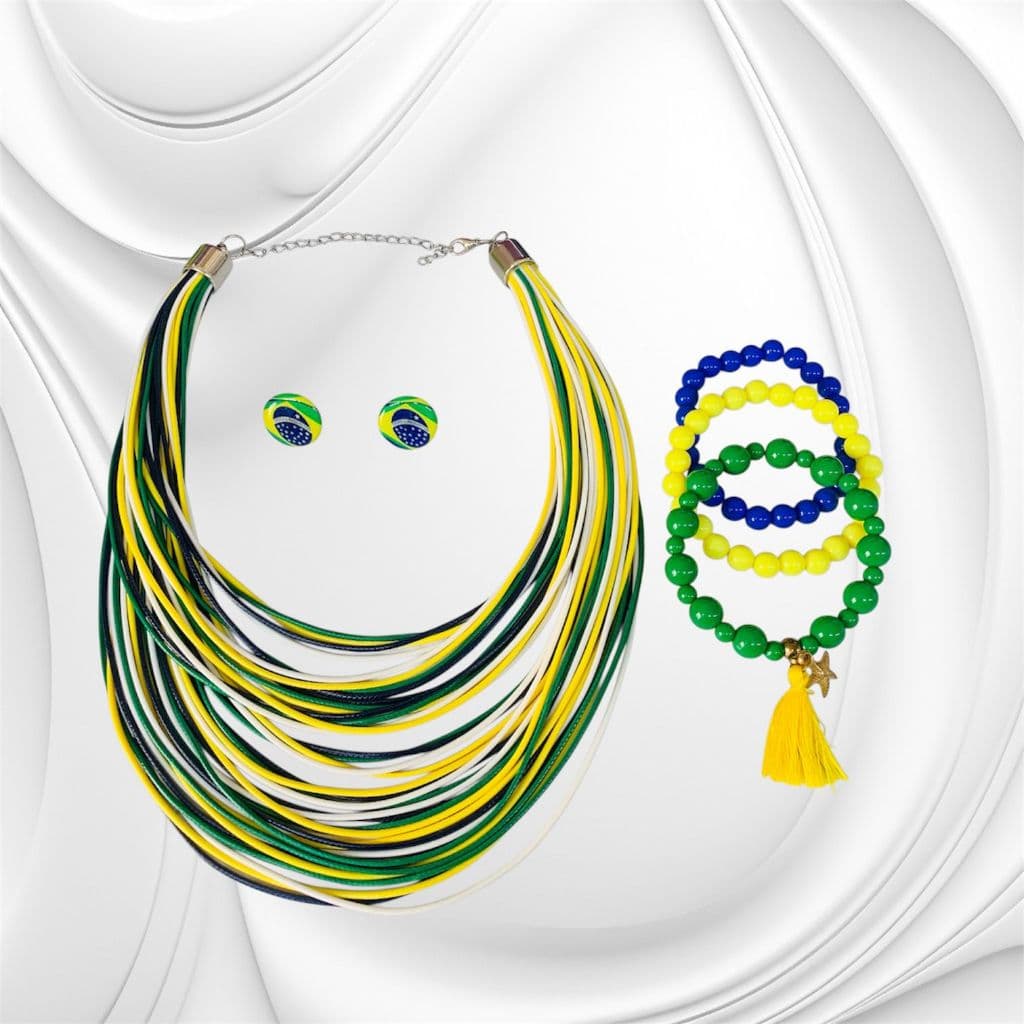 Conjunto de Acessórios Brasil – Edição Especial Copa do Mundo