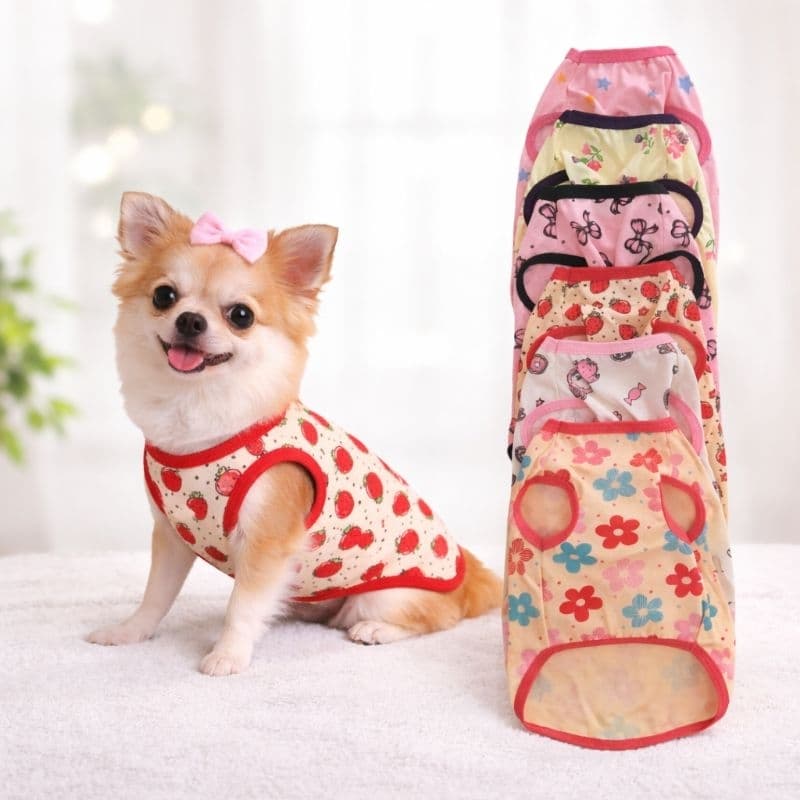 regata roupa filhote cachorro gato malha