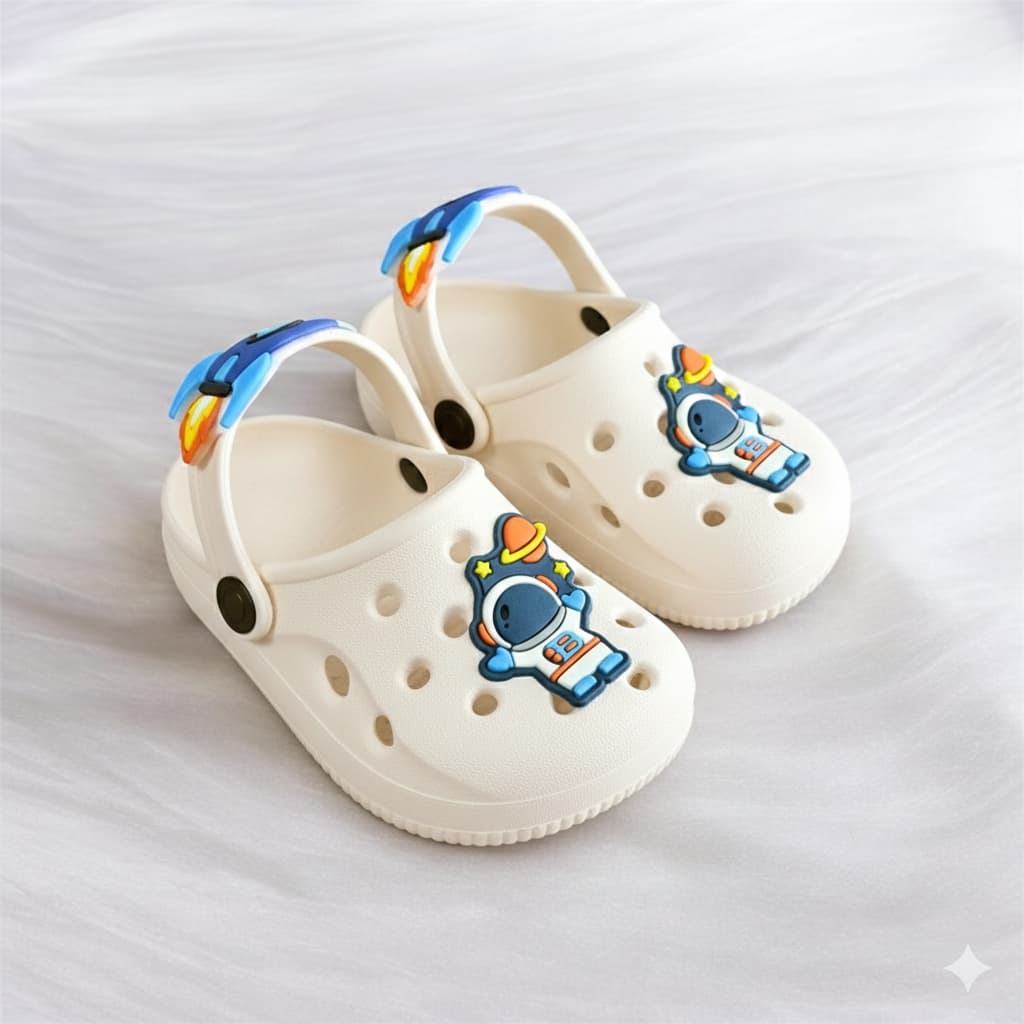 Babuche L1 Astronauta + Foguete Infantil Menino Diversas Cores