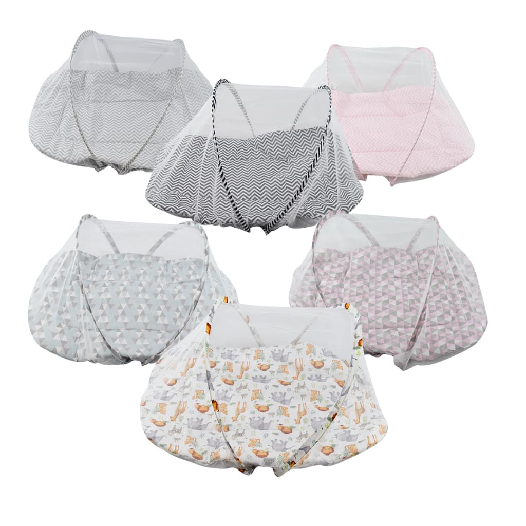 Ninho Redutor Bebê Recém-Nascido Mosquiteiro Berço Infantil Portatil Estampas