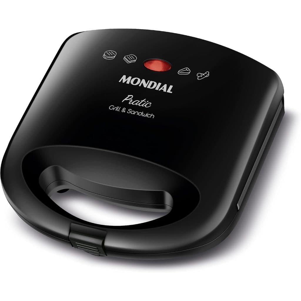 MONDIAL Grill E Sandwich Pratic, Preto, 750W, 220V - SN-01