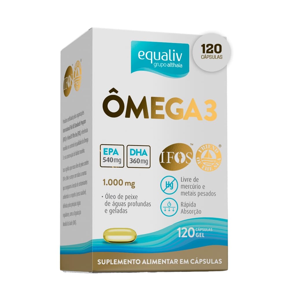 Ômega 3 - 120 Cápsulas