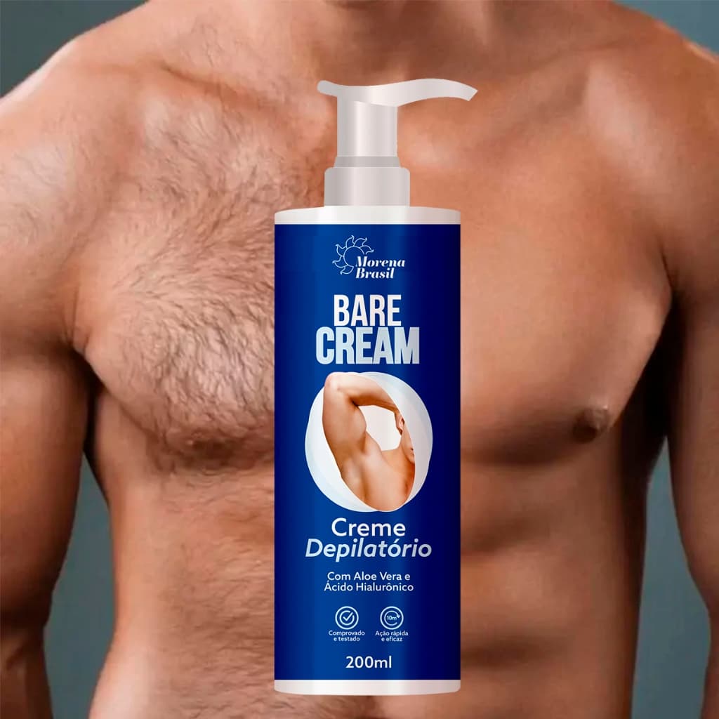 Creme Depilatório Masculino – Remoção de Pelos Fácil e Rápida