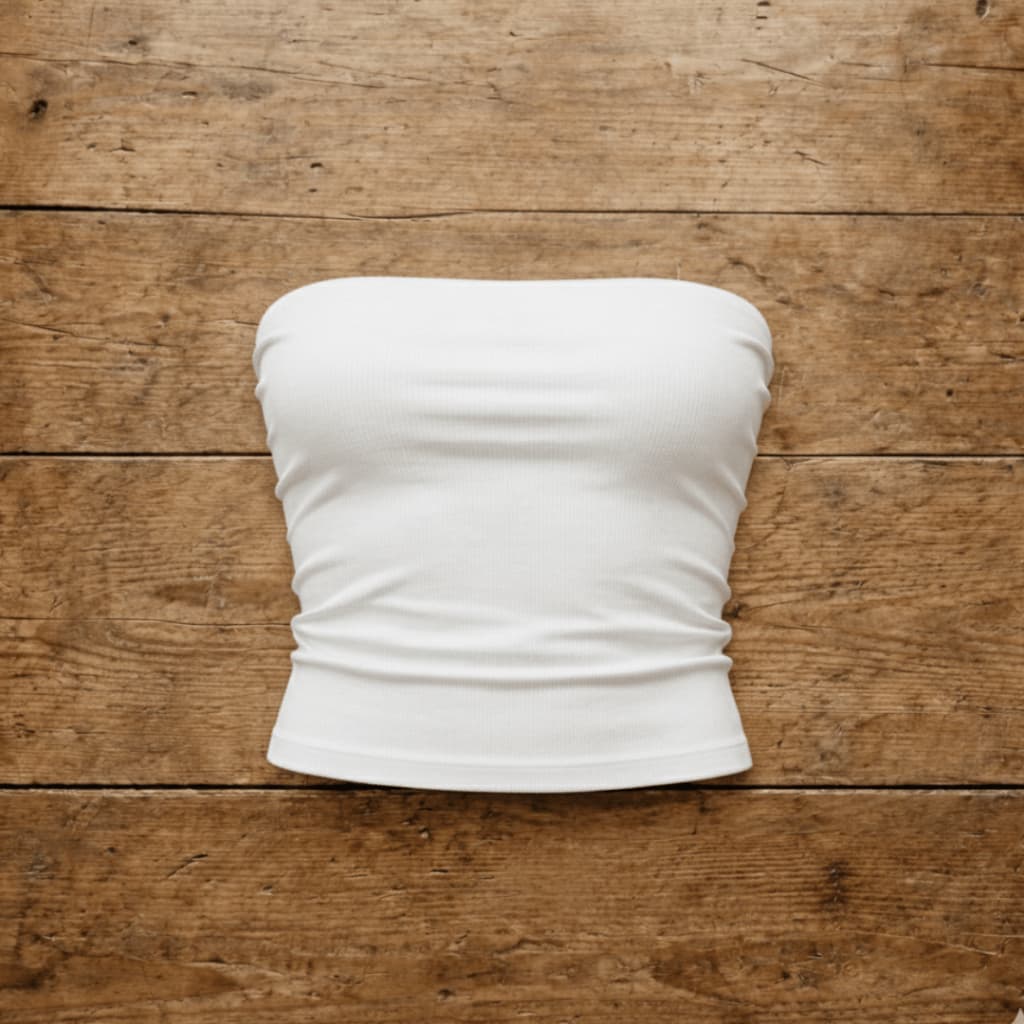 Top Tube Tomara que Caia Feminino Básico com Elasticidade Alta Modelagem Perfeito para Qualquer Look