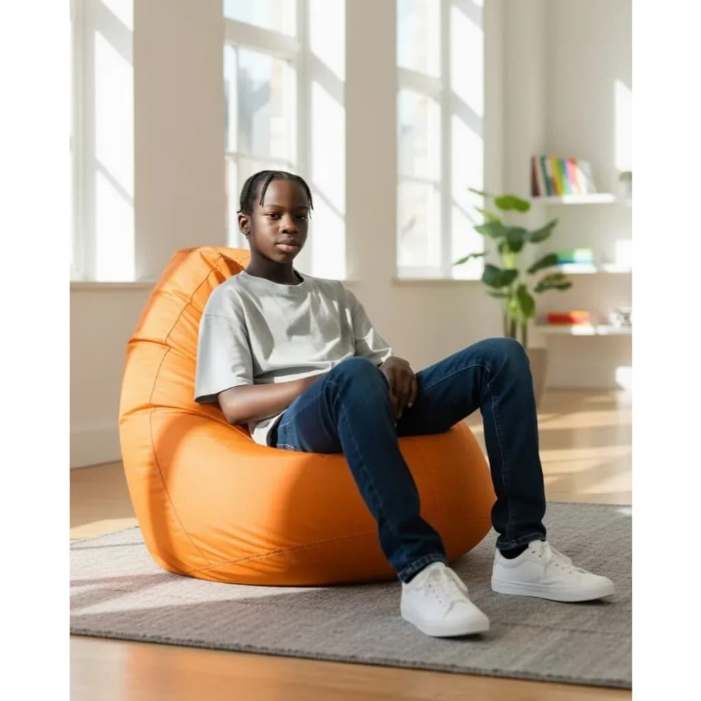 Puff Puffe Fofão Grande Com Enchimento Confortável Ergonômico Várias Cores