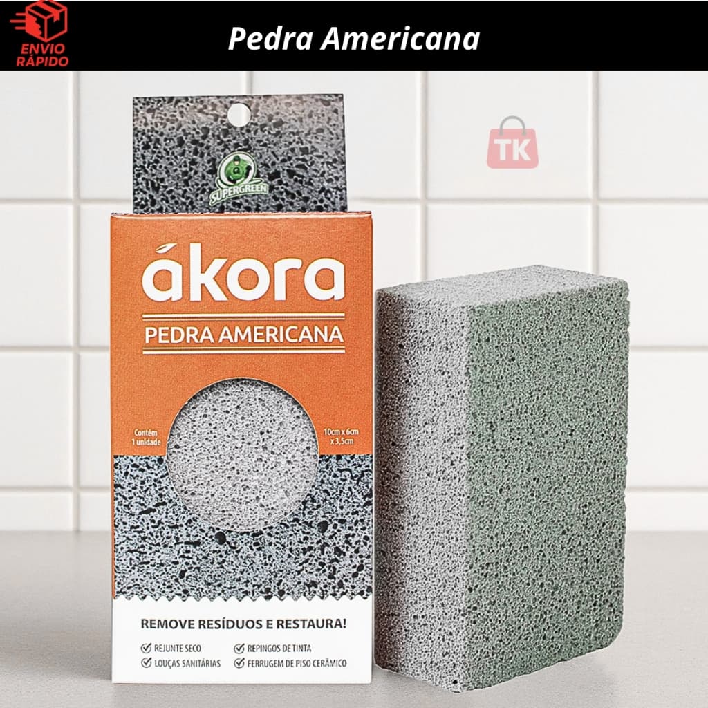 Pedra Americana Supergreen Ecomais – Removedor e Restaurador de Superfícies | Ákora