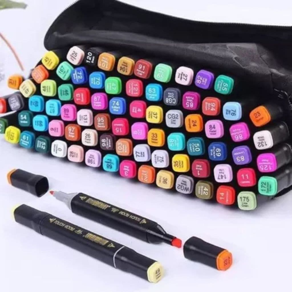 Caneta Colorida Marcadora Permanente 120/168 Peças