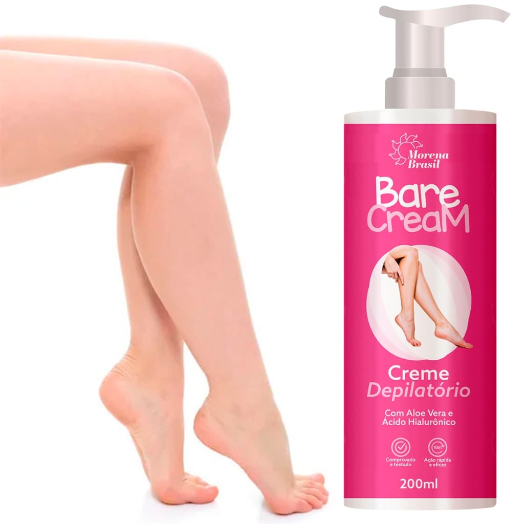 Creme Depilatório 🌹 Feminino | Depilação Sem Dor e Sem Irritação 💝