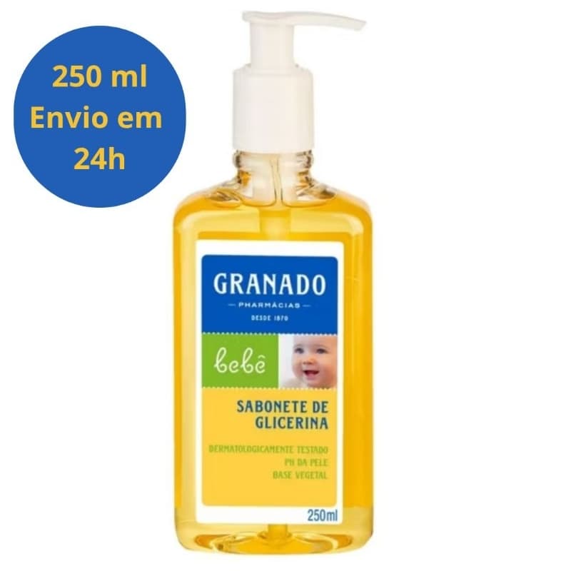 Sabonete Líquido Granado Bebê Glicerina Original 250ml – Envio Imediato