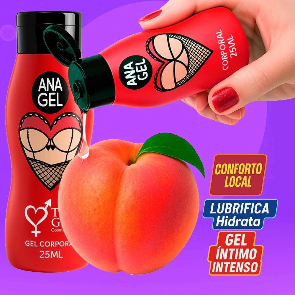 Gel Lubrificante Íntimo Para Anal 25ml Adulto Sex Shop Unissex Produtos Eroticos Para Casal