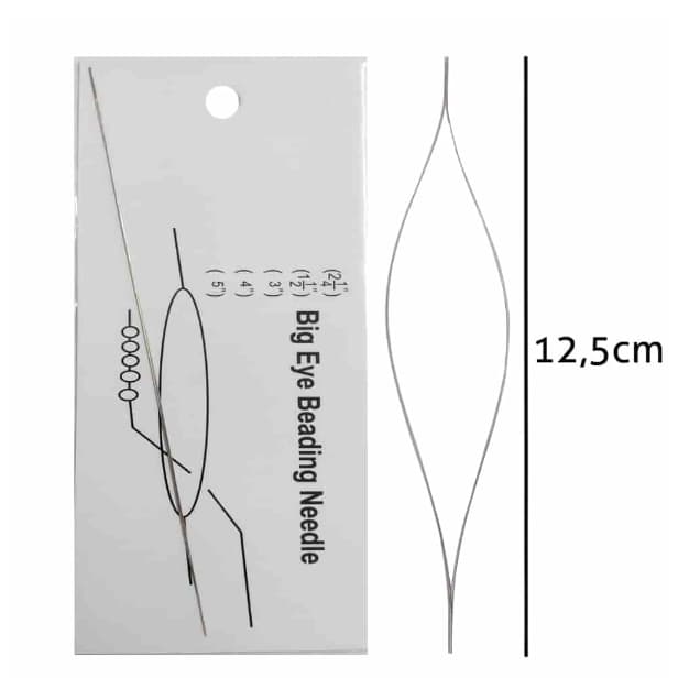 Agulha Big Eye Para Miçanga - 12,5cm