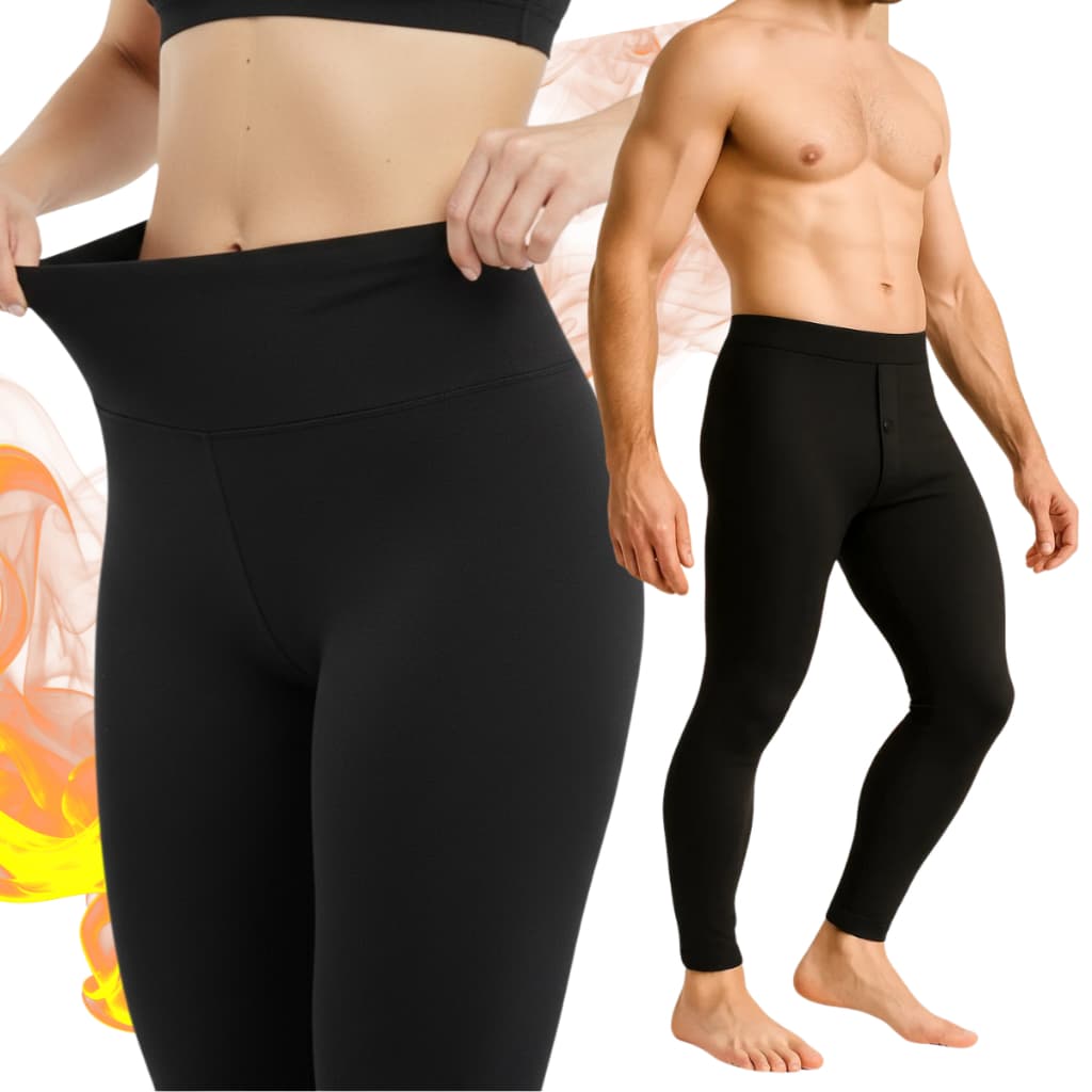 Calça Térmica Masculina Feminina Inverno Flanelada Segunda Pele Frio Quentinho