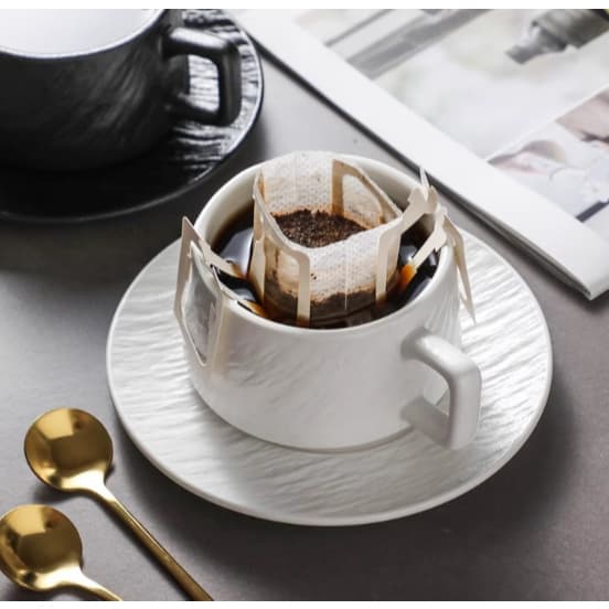 Filtro de Café Descartável Individual Filtragem Ideal para Casa Escritório e Viagens  Eficiente Fácil de Usar