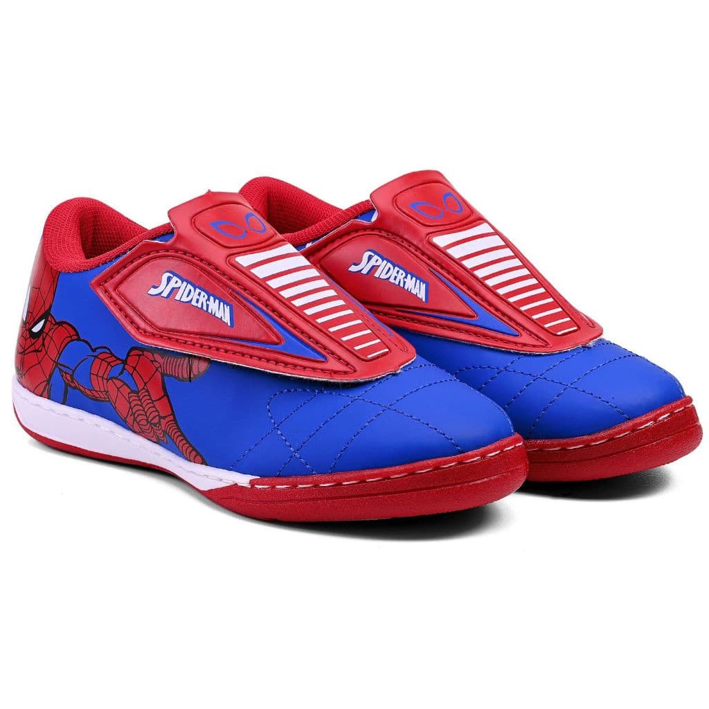 Chuteira Infantil Futsal 26 ao 33 Super Herói Menino Macia Confortável Promoção Frete Grátis