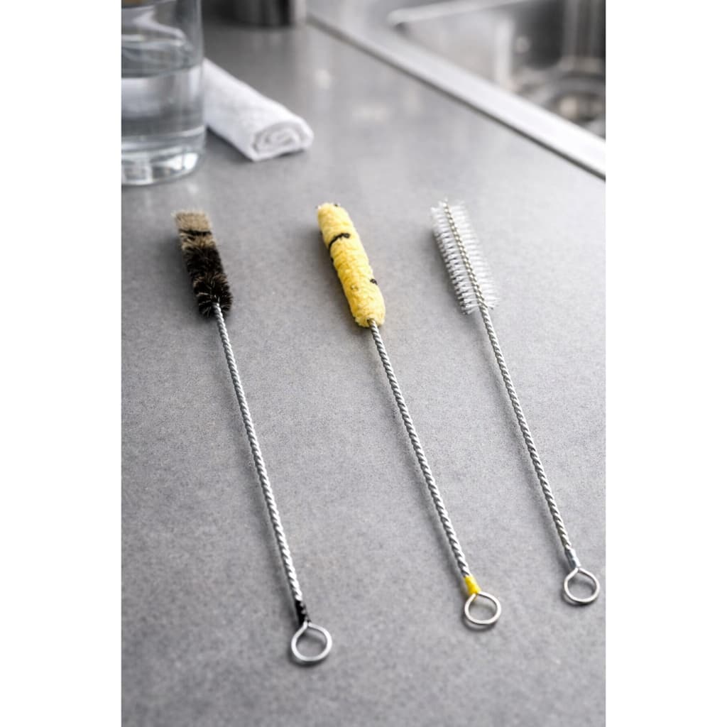 KIT COM 3 ESCOVAS PARA LIMPEZA DE ARMAS CURTAS ARMAMENTO