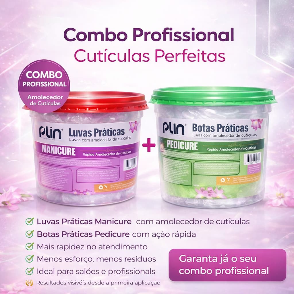 Combo Profissional Luvas + Botas Descartáveis com Creme Emoliente | Hidratação Mãos e Pés | 100 Unidades