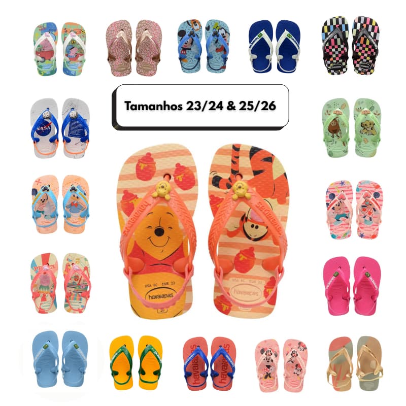Chinelo Original Baby com elástico