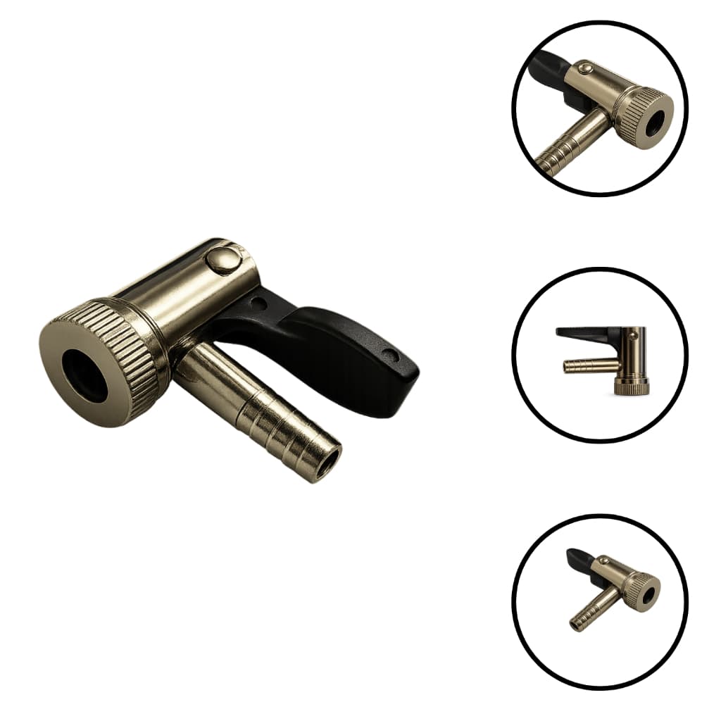 Bico Inflador com Presilha Trava Sem Retenção Ar Bico Pneu