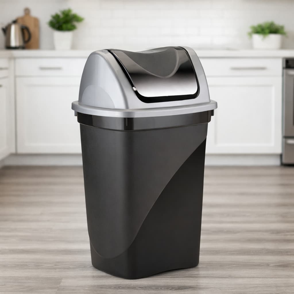 Lixeira Basculante de 15 litros Lixeira de escritório cozinha banheiro